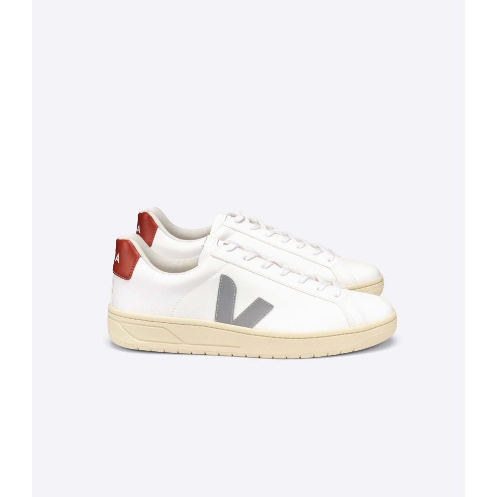 Veja URCA CWL OXFORD-GREY Women\'s Sneakers White/Red | CA 632TCE